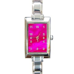 Design Rectangular Italian Charm Watch by Siebenhuehner