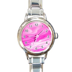 Background Round Italian Charm Watch by Siebenhuehner