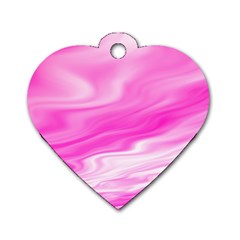 Background Dog Tag Heart (two Sided) by Siebenhuehner