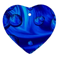 Modern  Heart Ornament (two Sides) by Siebenhuehner