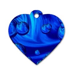 Modern  Dog Tag Heart (one Sided)  by Siebenhuehner