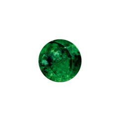 Green Bubbles 1  Mini Button Magnet by Siebenhuehner