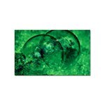 Green Bubbles Sticker 10 Pack (Rectangle) Front