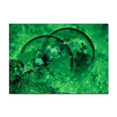 Green Bubbles A4 Sticker 100 Pack by Siebenhuehner