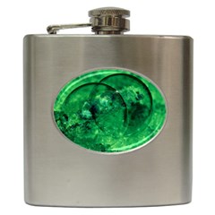 Green Bubbles Hip Flask by Siebenhuehner