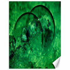 Green Bubbles Canvas 18  X 24  (unframed) by Siebenhuehner