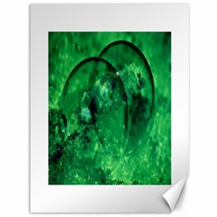 Green Bubbles Canvas 36  X 48  (unframed) by Siebenhuehner