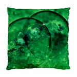 Green Bubbles Cushion Case (Single Sided)  Front