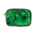 Green Bubbles Coin Purse Front