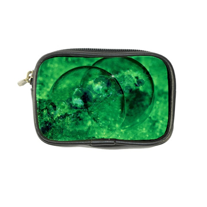 Green Bubbles Coin Purse