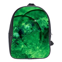 Green Bubbles School Bag (large) by Siebenhuehner