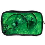 Green Bubbles Travel Toiletry Bag (Two Sides) Front