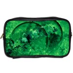 Green Bubbles Travel Toiletry Bag (Two Sides) Back