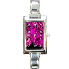 Design Rectangular Italian Charm Watch by Siebenhuehner