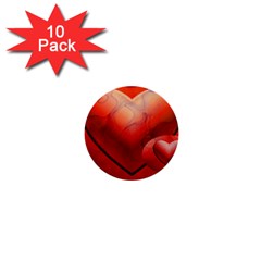 Love 1  Mini Button (10 Pack) by Siebenhuehner