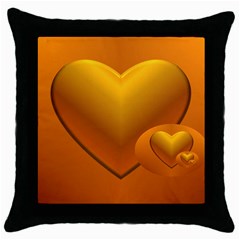 Love Black Throw Pillow Case by Siebenhuehner