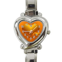 Love Heart Italian Charm Watch  by Siebenhuehner