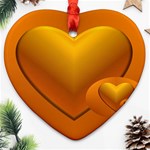 Love Heart Ornament (Two Sides) Front