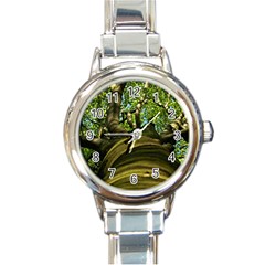 Tree Round Italian Charm Watch by Siebenhuehner