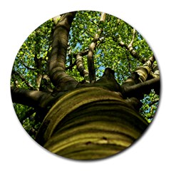 Tree 8  Mouse Pad (round) by Siebenhuehner