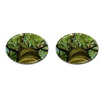 Tree Cufflinks (Oval) Front(Pair)