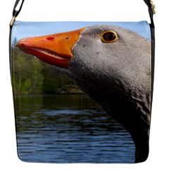 Geese Flap Closure Messenger Bag (small) by Siebenhuehner