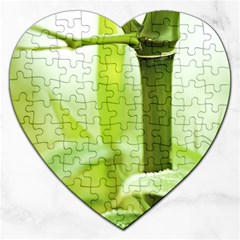 Bamboo Jigsaw Puzzle (heart) by Siebenhuehner