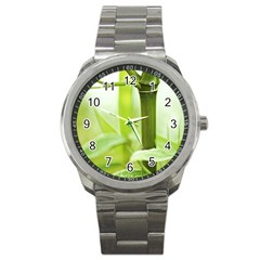 Bamboo Sport Metal Watch by Siebenhuehner