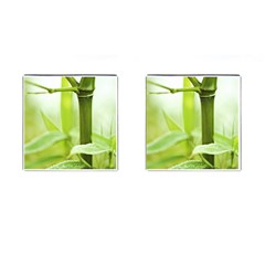 Bamboo Cufflinks (square)