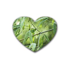 Bamboo Drink Coasters 4 Pack (heart)  by Siebenhuehner