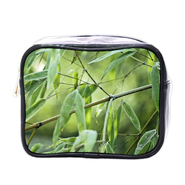 Bamboo Mini Travel Toiletry Bag (One Side)