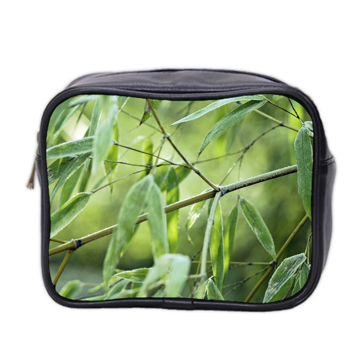 Bamboo Mini Travel Toiletry Bag (Two Sides)