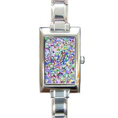 Ying Yang Rectangular Italian Charm Watch by Siebenhuehner