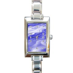 Wave Rectangular Italian Charm Watch by Siebenhuehner