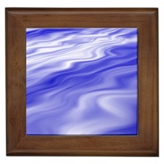 Wave Framed Ceramic Tile by Siebenhuehner