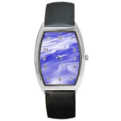 Wave Tonneau Leather Watch by Siebenhuehner