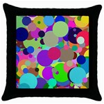 Balls Black Throw Pillow Case Front