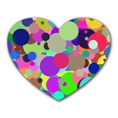 Balls Mouse Pad (heart) by Siebenhuehner