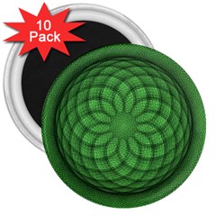 Design 3  Button Magnet (10 Pack) by Siebenhuehner