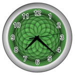 Design Wall Clock (Silver) Front