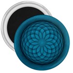 Spirograph 3  Button Magnet Front