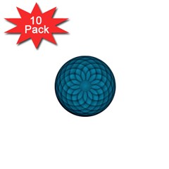 Spirograph 1  Mini Button (10 Pack) by Siebenhuehner