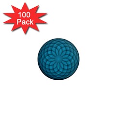 Spirograph 1  Mini Button Magnet (100 Pack) by Siebenhuehner