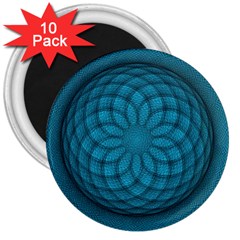 Spirograph 3  Button Magnet (10 Pack) by Siebenhuehner