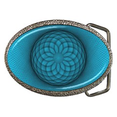 Spirograph Belt Buckle (oval) by Siebenhuehner