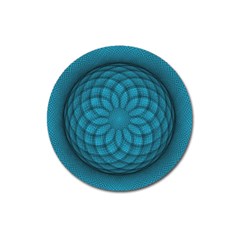 Spirograph Magnet 3  (round) by Siebenhuehner