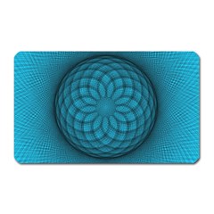 Spirograph Magnet (rectangular) by Siebenhuehner