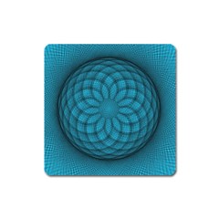 Spirograph Magnet (square) by Siebenhuehner