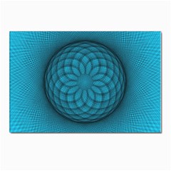 Spirograph Postcard 4 x 6  (10 Pack) by Siebenhuehner