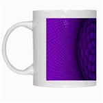 Spirograph White Coffee Mug Left